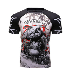 New Style Gym Clothes Men's Short-sleeved Sportswear