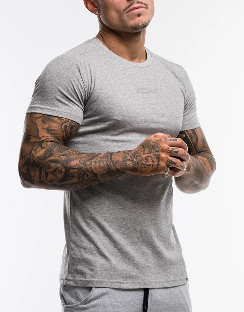 Summer Sports Short-Sleeved Men'S Loose Top Running T-Shirt Sweat-Absorbent Breathable T-Shirt Basketball Training Gym Clothes