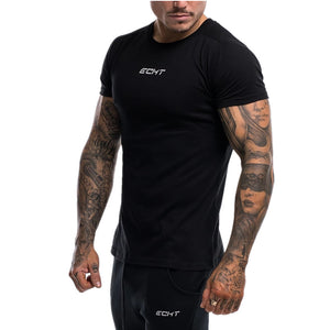 Summer Sports Short-Sleeved Men'S Loose Top Running T-Shirt Sweat-Absorbent Breathable T-Shirt Basketball Training Gym Clothes