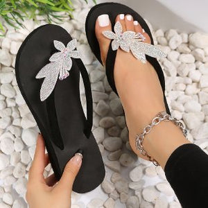 Women's Fashion Cloth Upper Slippers