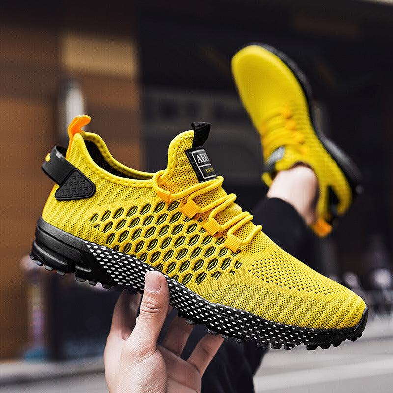 Hollow Thin Mesh Surface Mesh Shoes Men's