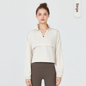 Windproof Yoga Blouse Thin Casual